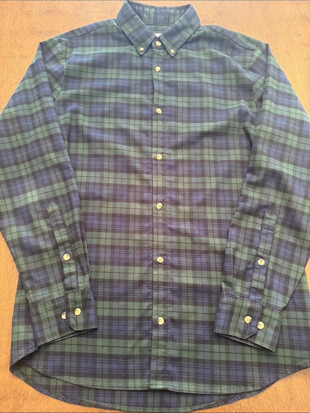 Mizzen + Main Trim Fit Plaid Button Down Shirt